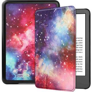 Amazon Kindle 11th Generation (2022) Kunstlæder Flip Cover m. Vågeblus Funktion - Galakse