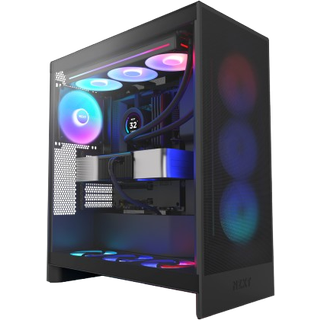 NZXT H7 Flow RGB (2024) - All Black - Kabinet - Miditower - Sort