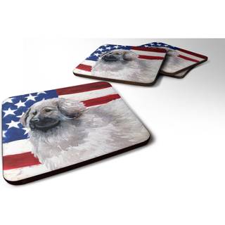 """" Caroline's Treasures Moskva Watchdog Patriotic Decorative Coasters multicolor """"