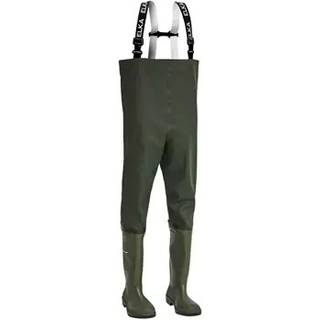 Elka 171700J Junior waders / Børne waders med lange Dunlop støvler-oliven-41