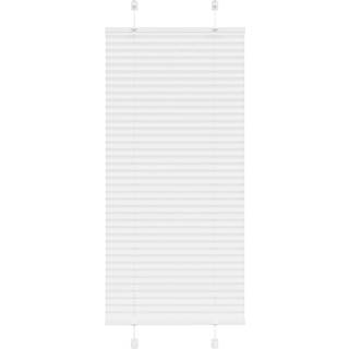 Plisségardin Hvid 60x100 cm Stofbredde 59,4 cm Polyester