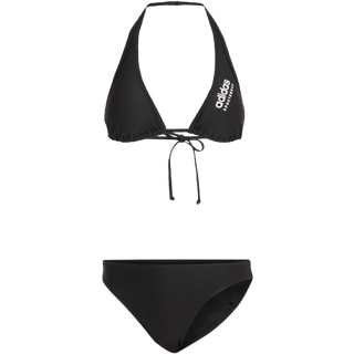 Neckholder bikini - Black / White - XS