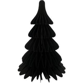 Tannenbaum Papier Schwarz Weihnachtsbaum Papierbaum 3D Weihnachtsdeko 58cm