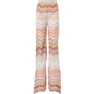 Missoni Zigzag lamÃ© wide-leg pants - multicoloured - XL