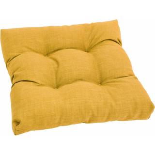 Bl?dende n?le indend?rs/udend?rs firkantet tuftet stolepude 19"""" x 19"""" citron