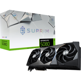 MSI GeForce RTX 5080 SUPRIM SOC - 16GB GDDR7 RAM - Grafikkort