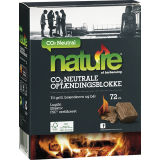 Optændingsblokke nature 72stk