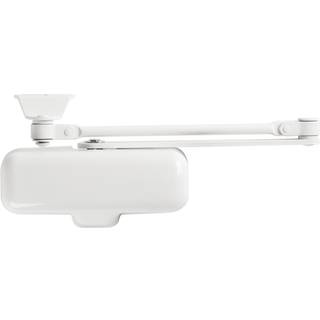 Brinks Commercial - Let pligt Doorial Door Closer White Finish - St?rrelse 1 med en 180 -graders ?bningsomr?de og justerbar lukningshastighed