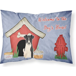 """" Caroline's Treasures Dog House Collection Smooth Fox Terrier Stof Standard Pillowcase BB2852Pillowcase Multicolor """"