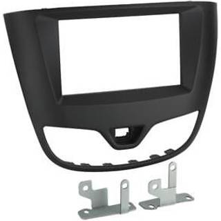 Monteringsramme 2-DIN Opel Karl 2017-2019, sort