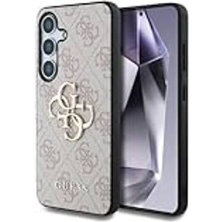 Samsung Galaxy S25 Guess 4G Big Metal Logo Hybrid Cover - Pink