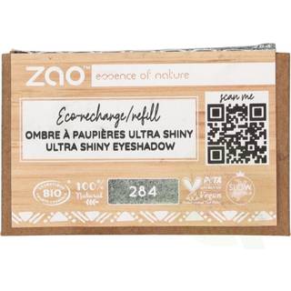 Zao Oejne Eyeshadow-PrimerRefill Rectangular Eyeshadow Ultra 284 Beetle Green 1,3 g () - 1,3 g