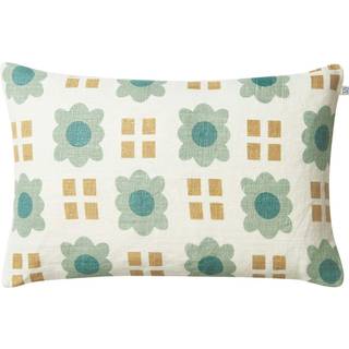 Chhatwal & Jonsson Lalit Pudebetræk 50x50 Cm / Kaki - Pyntepuder & Betræk Hør Aqua - CC960250-25