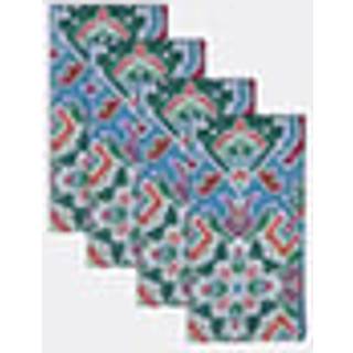 Cabana Table Linens - 'Fiamma' napkin, set of four, blue in BLUE Linen