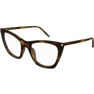 SAINT LAURENT Kvinde SL 214 KATE THIN OPT 003 Optiske stel Acetat Havana Transparent Cat Eye