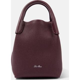 Loro Piana Bale Mini leather shoulder bag - brown - One Size