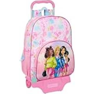 Barbie Trolley Kuffert 21L Painterly, Lyserød/Lyseblå