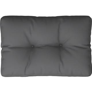 Pallehynde Stof Stribet - Antracitgrå / 50 x 40 x 12 cm