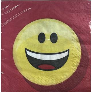 Vis dine Emojions 5 """" Paper Beverage -servietter: 16 t?lling