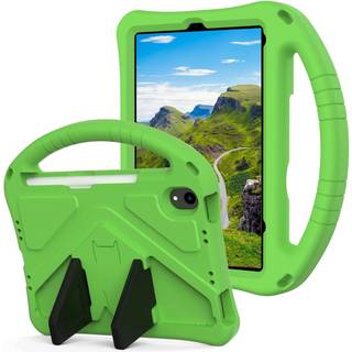 EIDERWOOD Børnevenligt Etui til iPad mini (2024) / mini (2021) med Kickstand - Grøn