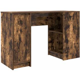 Skrivebord 120X42X76 Cm Konstrueret Træ Antikt Træ - Røget eg