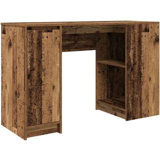 skrivebord 120x42x76 cm konstrueret træ antikt træ