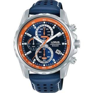 Lorus RM379JX9 Chronograph Blue Leather Strap Watch - W16323