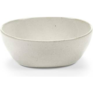 Serax Out Of Lines Skål M - Serveringsskåle Stentøj Hvid - B3624009-005