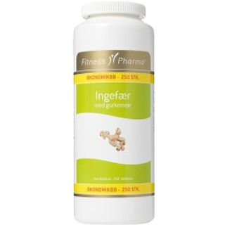 Fitness Pharma Ingefær m. Gurkemeje (250 stk.)