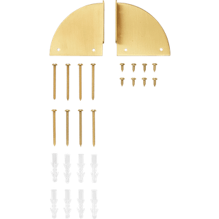 Sector Brackets - Small - Brass