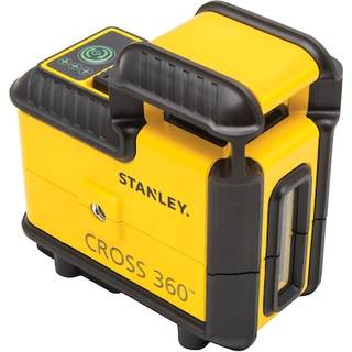 STANLEY 360 Set Krydslinjelaserpakke Med grøn laser, stativ og taske