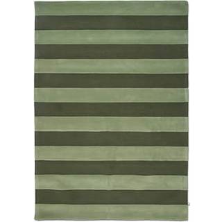 Classic Collection Tæppe Stripe Boucle Grøn 200x300 cm