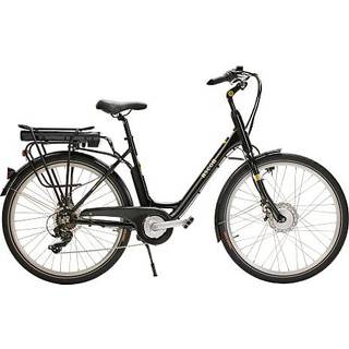 SCO E-Modern dame elcykel 7 gear 26" 10,4AH 2025 - sort (På lager i varehus)