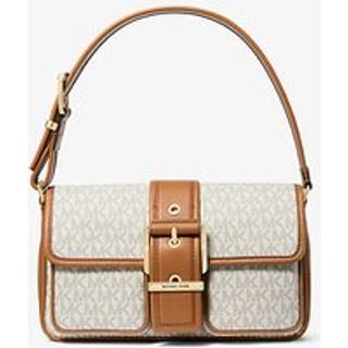 MK Colby Medium Signature Logo Shoulder Bag - Natural - Michael Kors - ONE SIZE