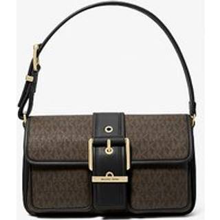 MK Colby Medium Signature Logo Shoulder Bag - Brown - Michael Kors - ONE SIZE