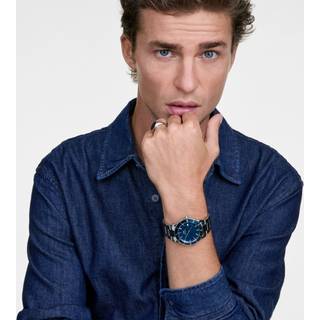 Daniel Wellington Blue Bezel i stål med blå skive Ø40