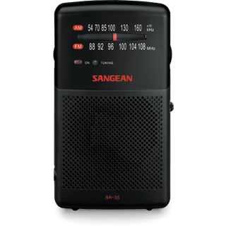Sangean SR-35 bærbar analog radio (hvid)