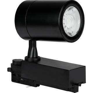 35W LED skinnespot - 6000K, sort hus - Kulør : Kold