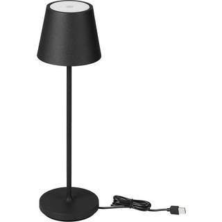 1.5W LED Bordlampe - Berørings-Dæmpbar, 3000K, IP54, Sand Sort, Hus - Dæmpbar : Dæmper indbygget, Kulør : Varm