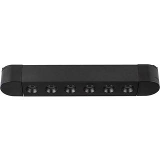 5W skinnespot - Grille lys, 6400K, sort hus - Kulør : Kold