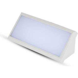 12W LED Landsskab - Udendørs blødt lys medium, 4000K, hvidt hus - Kulør : Neutral