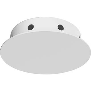Magnetisk Baldakin - D150*H36mm med 8 huller på siden, Mat Hvid