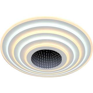 125W LED Smart Dekorativ Loftlampe - 50x7cm, 3i1, Dæmpbar, Fjernbetjening - Kulør : 3-i-1