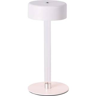 3W LED Bordlampe - D120x255, 3i1, Hvid+Gennemsigtig Midterstolpe - Kulør : 3-i-1