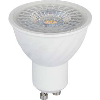 6W GU10 Spotlight - Plast, Linse, Samsung Chip, 6500K - Kulør : Kold