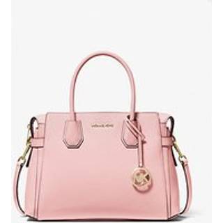 MK Mercer Medium Belted Satchel - Pink - Michael Kors - ONE SIZE