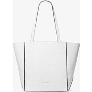 MK Jordi Large Signature Logo Tote Bag - Grey - Michael Kors - ONE SIZE