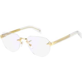 DAVID BECKHAM Mand DB 7145 LOJ Vista -rammer Metal Guld Blå Pilot Normal Spejl
