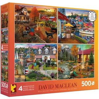 CEACO - 4 i 1 Multipack - David MacLean - (4) 500 stykke puslespil