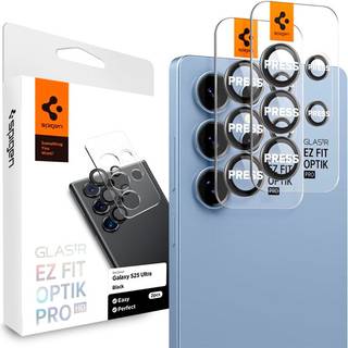 Spigen Samsung Galaxy S25 Ultra Glas.tR EZ Fit Optik Pro HD linsebeskyttelse, 2-pack